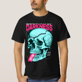 Darkness Skull Graphic T - Shirt