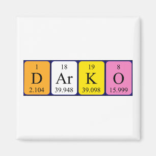 Darko Periodenmagnet Magnet