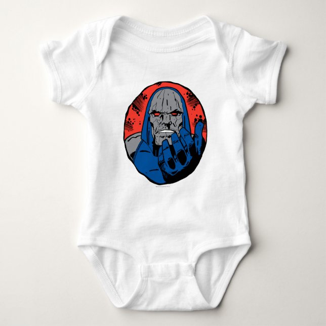 Darkseid Head Shot 2 Baby Strampler (Vorderseite)