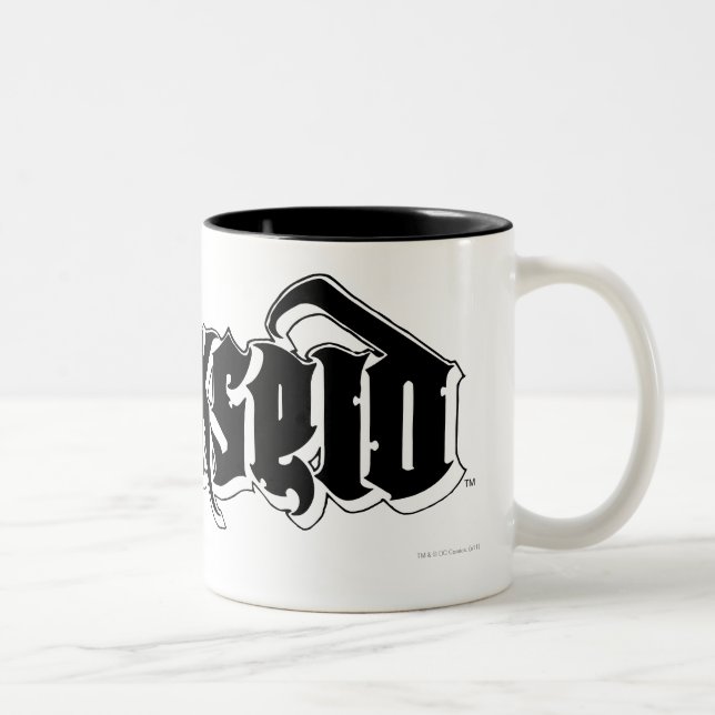 Darkseid-Logo 2 Zweifarbige Tasse (Rechts)