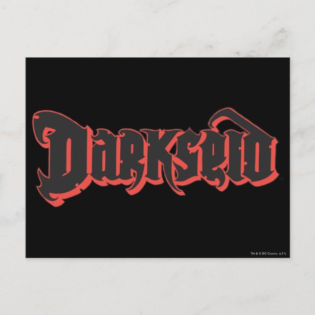 Darkseid Logo Postkarte (Vorderseite)