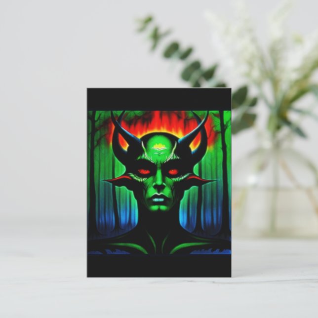 Darkwoods Skinwalker 2 Postkarte (Stehend Vorderseite)