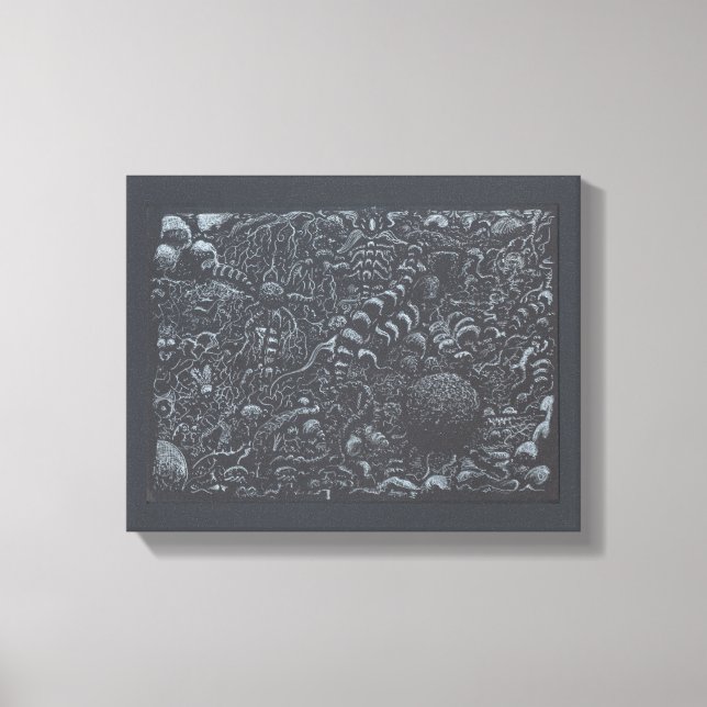 Darkworld, by Brian Benson, Leinwanddruck (Vorderseite)