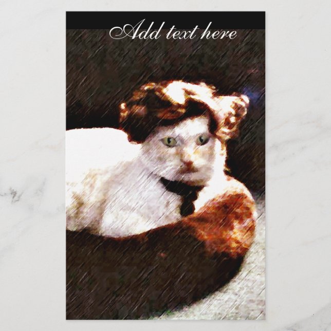 Darling, Cat_ Briefpapier (Vorderseite)