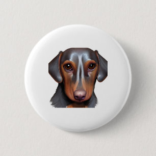 Darling Dackel Button