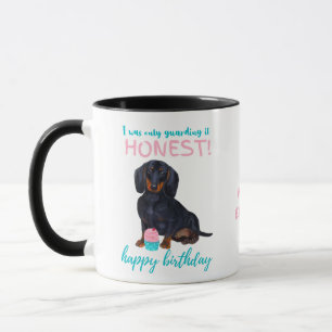 Darling Dackel Hund Funny MAMA oder Vater Geburtst Tasse