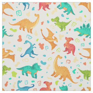 Darling Dinosaurs Fabric Stoff
