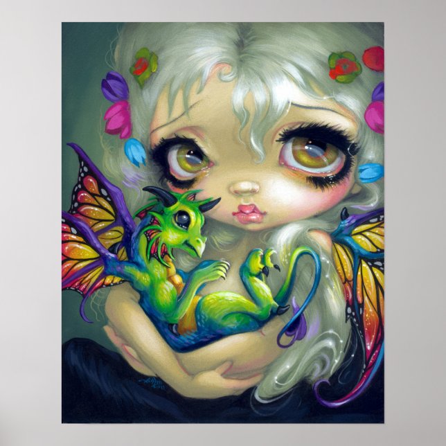 Darling Dragonling IV ART DRINT Drachenfee NIEDLIC Poster (Vorne)