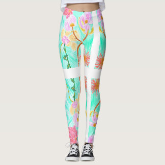 Darling Floral Leggings von Ariella & Lily Designs