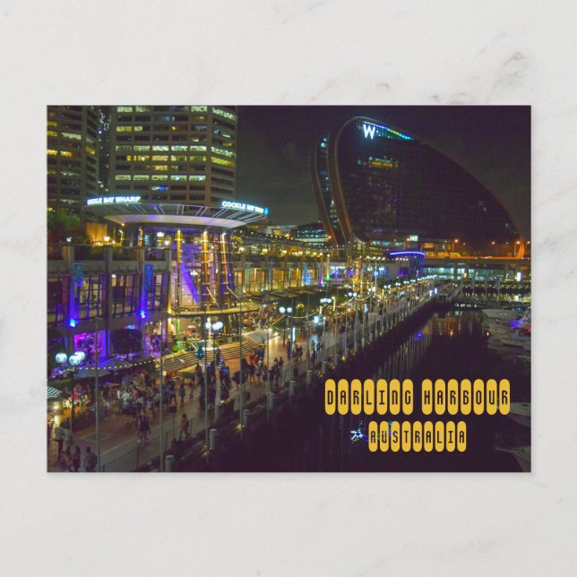 Darling Harbour Postkarte (Vorderseite)