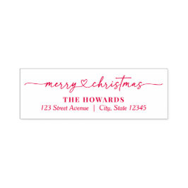 Darling Heart Frohe Weihnachten Selbsteindrucksvol Permastempel