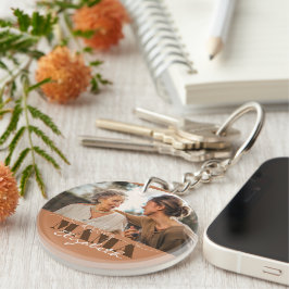 Darling Mama Foto Geschenk für Mama Schlüsselanhänger