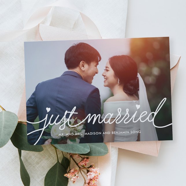 Darling Script Editable Color Wedding Ankündigung (Von Creator hochgeladen)