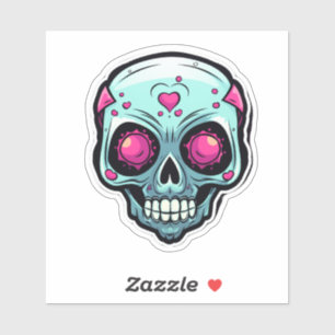 Darling Skull Aufkleber
