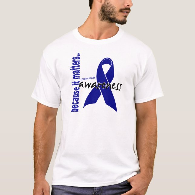Darmkrebs-Bewusstsein T-Shirt (Vorderseite)