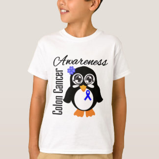 Darmkrebs-Bewusstseins-Pinguin T-Shirt