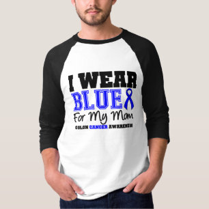 Darmkrebs-blaues Band für meine Mamma (sportlich) T-Shirt