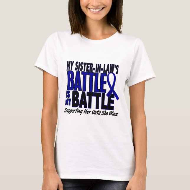 Darmkrebs MEIN KAMPF ZU 1 Schwägerin T-Shirt (Vorderseite)