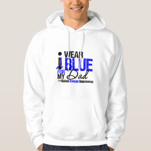Darmkrebs trage ich blaues Band für meinen Vati Hoodie