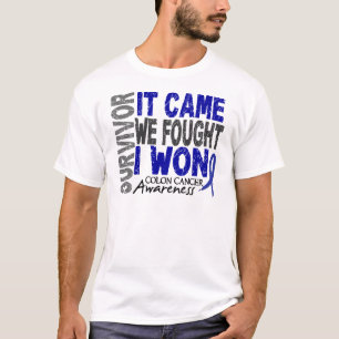 Darmkrebs-Überlebender, den es wir kam, kämpfte T-Shirt