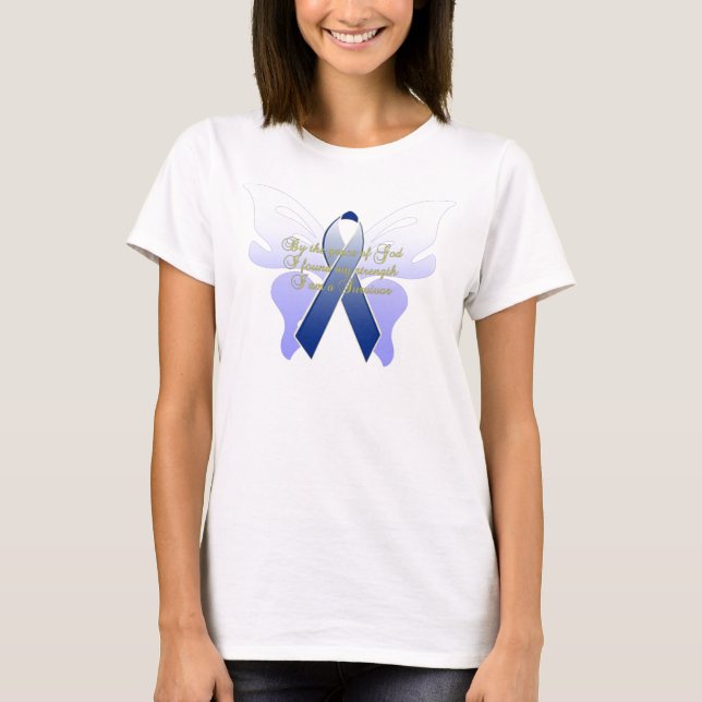 DARMKREBS-ÜBERLEBENDER T-Shirt (Vorderseite)