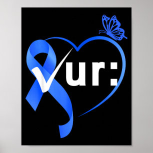 Darmkrebsmonat Bewusstseinscheck Poster