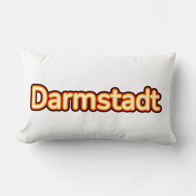 Darmstadt Deutschland Lendenkissen (Vorderseite)