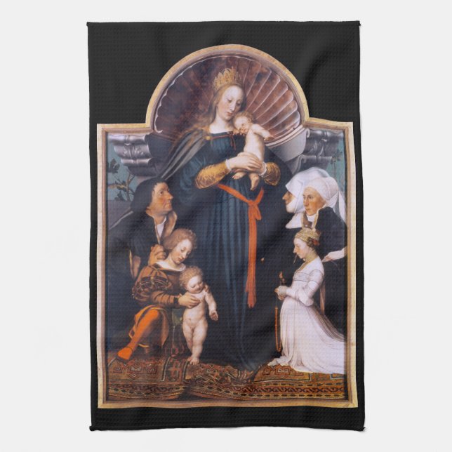 Darmstadt Madonna, Holbein der Jüngere Geschirrtuch (Vertikal)
