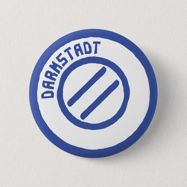 Darmstadt poststempel button (Vorderseite)