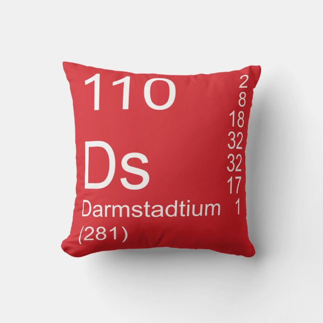 Darmstadtium Kissen (Vorderseite)