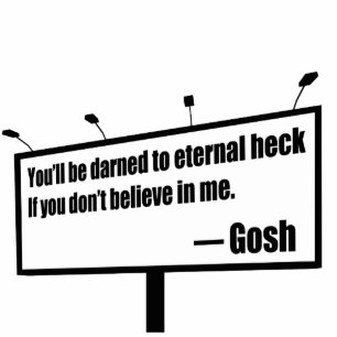 Darned to Eternal Heck komischer Ausschnitt