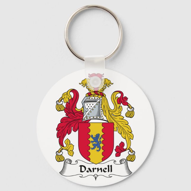 Darnell Familienwappen Schlüsselanhänger (Vorderseite)