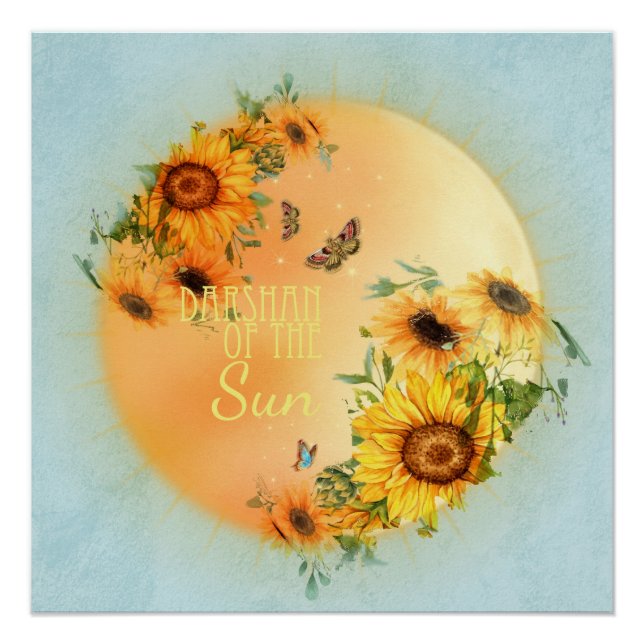 DARSHAN of the Sun - Poster (Vorderseite)