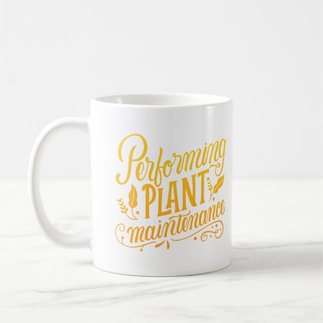 DARSTELLENDE PFLANZE KAFFEETASSE (Links)