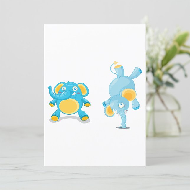 Darstellender Elefant Einladung (Von Creator hochgeladen)