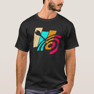Darsteller Vintager Funny Dart Player T-Shirt