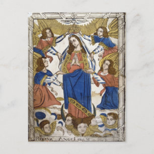 Darstellung der Annahme der Jungfrau Mary Postkarte