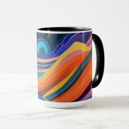 Darstellung der Landschaft Tasse