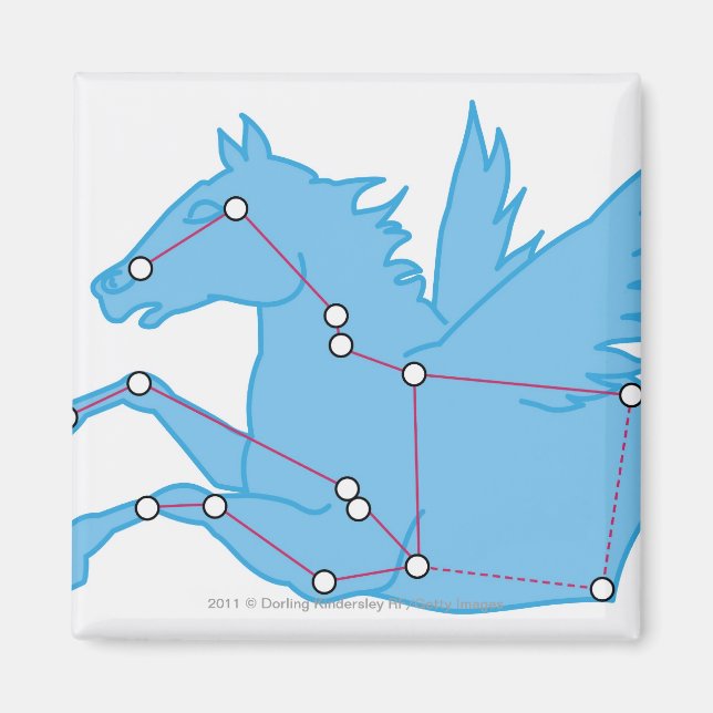 Darstellung der Pegasus-Konstellation Magnet (Vorne)