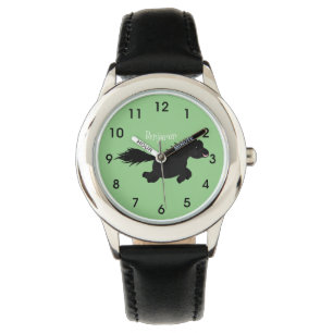 Darstellung der Pony-Cartoon in Shetland-niedlich Armbanduhr