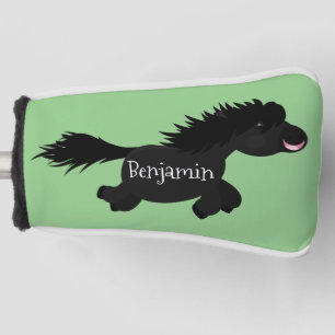 Darstellung der Pony-Cartoon in Shetland-niedlich Golf Headcover