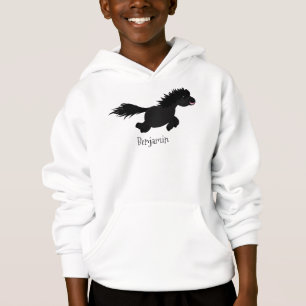 Darstellung der Pony-Cartoon in Shetland-niedlich Hoodie