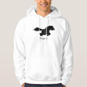 Darstellung der Pony-Cartoon in Shetland-niedlich Hoodie