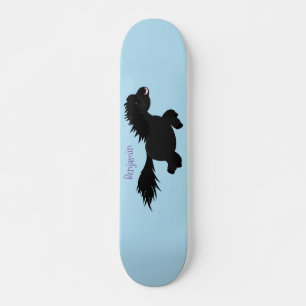 Darstellung der Pony-Cartoon in Shetland-niedlich Skateboard