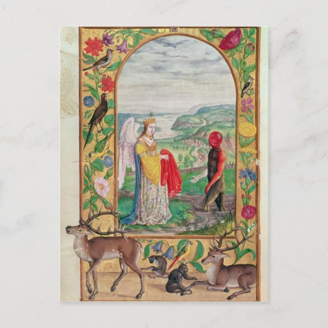 Darstellung der vierten Parabel Postkarte (Vorderseite)