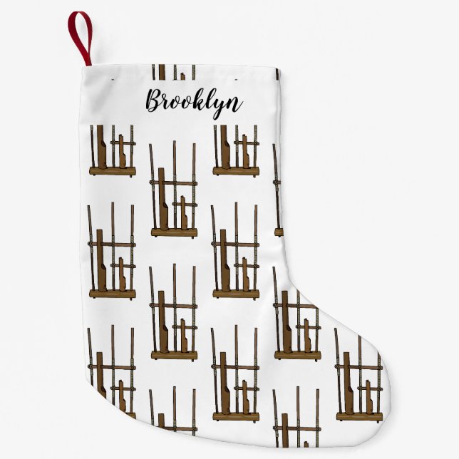 Darstellung des Angklung-Cartoon Kleiner Weihnachtsstrumpf (Vorderseite)
