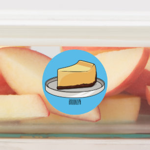 Darstellung des Cartoon Cheesecake Etiketten