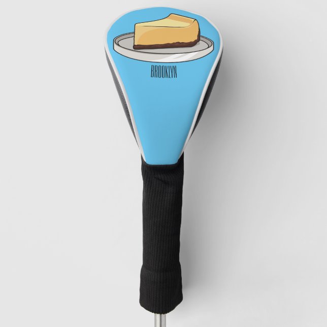 Darstellung des Cartoon Cheesecake Golf Headcover (Vorderseite)