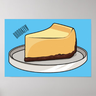 Darstellung des Cartoon Cheesecake Poster