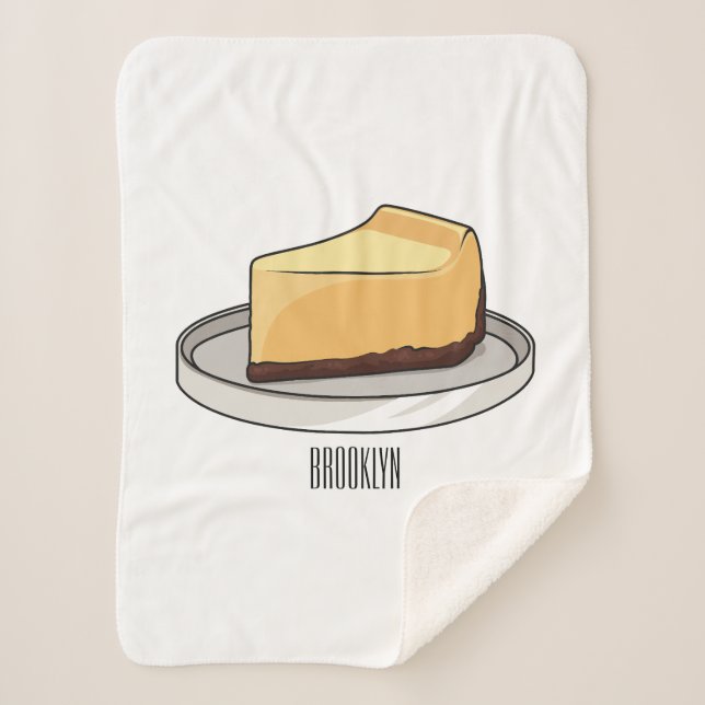 Darstellung des Cartoon Cheesecake Sherpadecke (Vorderseite)